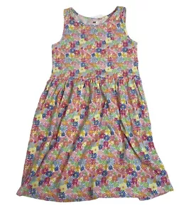 H&M Girls Sleeveless Floral Print Cotton Dress Multicolor Sz 5T/6 - New - Picture 1 of 5