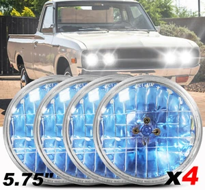 For Datsun 620 Pickup 72-74 5-3/4" 5.75 INCH Halogen headlamps HI/LO Sealed Beam - Picture 1 of 10