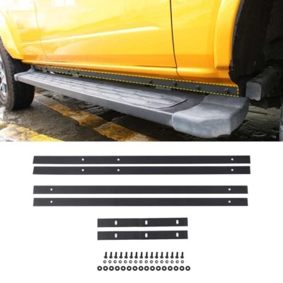 Side Skirt Rocker Panels Guard Pinch Weld Cover Guard For Ford Bronco 21+ 4 Door Foto 1 de 4