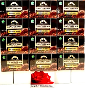 Longreen Coffee King 2-In-1 Ganoderma, Mushroom,Reishi 30 Sachets (Pack of 12) - Picture 1 of 6