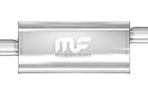 MagnaFlow Stainless Steel 5 X 8 OVAL Performance Muffler C/O 2.5/2.5 IN #12256 - Foto 1 di 3