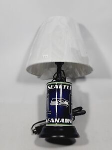 NFL SEATTLE SEAHAWKS 16 DESK BED LAMP LIGHT CLOTH SHADE NOS NEW 12  #1 Fan