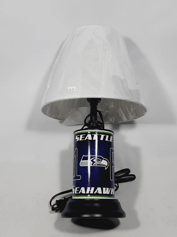 NFL SEATTLE SEAHAWKS 16 DESK BED LAMP LIGHT CLOTH SHADE NOS NEW 12  #1 Fan Cover