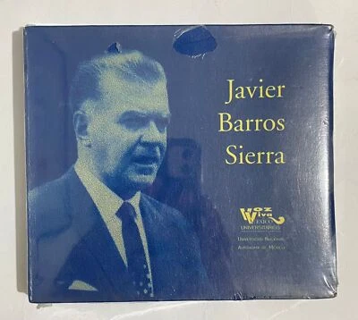 UNAM VOZ VIVA DE MEXICO -JAVIER BARROS SIERRA - 1998 CD ALBUM + BOOK SS, POETRY - Image 1 of 2