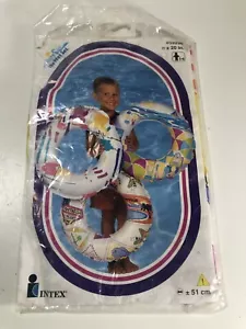 "Juego inflable vintage 1997 Intex The Wet 20"" anillo de natación piscina flotador #59230 nuevo en paquete" - Imagen 1 de 4