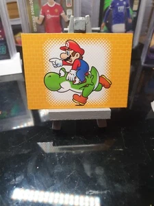 Panini Super Mario Trading Cards Karte Nr. 235 Linienziehkarte Mario & Yoshi - Bild 1 von 1