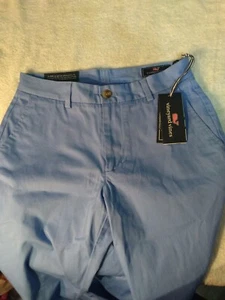 NWT$98 Men’s Vinyard Vines 🐳 Breaker Pant Blue Size W28 L32 - Picture 1 of 5
