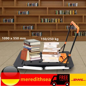 7in1 Werkbank Klappbar Arbeitstisch Höhe Einstellbar Rollbrett Transportwagen - Bild 1 von 23