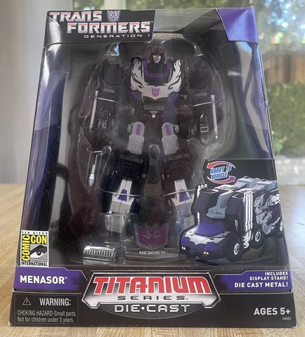 2007 Transformers Titanium Series Die Cast Menasor San Diego Comic-Con Exclusive Cover