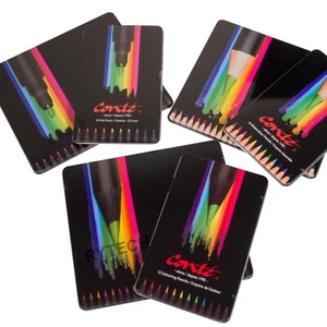 Premium Conte Colouring Pens Or Pencils Art Craft Kids Adult Drawing Felt Tip  - Picture 1 of 16