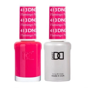 DND DUO Matching Gel & Lacquer #413 - Flamingo Pink - Picture 1 of 1