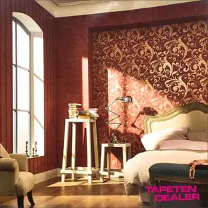 EUR 2,81/qm / Tapete Marburg La Veneziana 53155 / Ornament Rot / Barock  - Bild 1 von 3