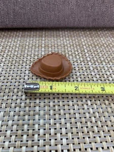 Disney Toy Story Woody Replacement Hat 2" Mini Brown Plastic - Picture 1 of 8