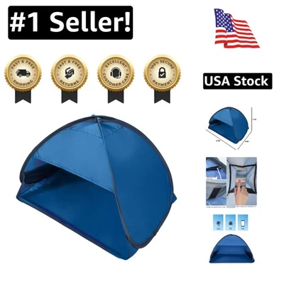 Refugio de playa automático ligero con protección UV completa y bolsillo de almacenamiento Foto 1 de 4