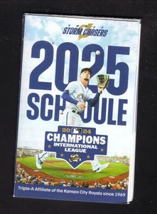 Omaha Storm Chasers 2025 calendario de bolsillo Werner Royals afiliado internacional - Imagen 1 de 2