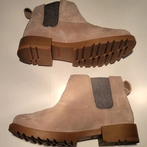 Sorel Emelie II Chelsea Boot Women’s Size 5 US Waterproof Leather Brown - Picture 1 of 8