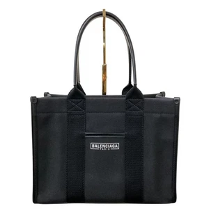 BALENCIAGA Hardware Small 2Way Tote Bag Black 28x21x11cm Shoulder 130cm Gebra... - Bild 1 von 16