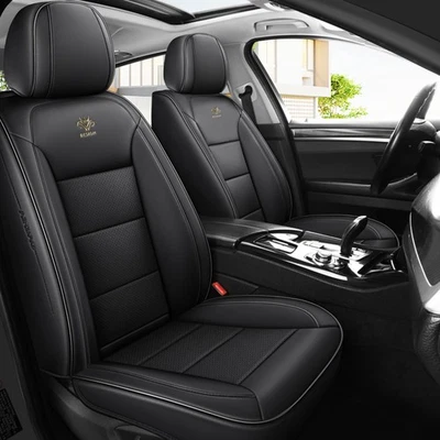 Juego completo de funda de asiento de auto de cuero sintético para Honda Accord/Civic/CR-V/Clarity/Insight Foto 1 de 4