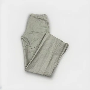 Y2K GAP Ellie Linen Blend Super Flare Wide Leg Pants Women's 6 ( 30 X 32 ) - Picture 1 of 18