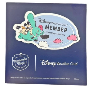 2025 DVC Disney Vacation Club Member Magnet Mickey Dumbo Ride Magic Kingdom - Picture 1 of 2
