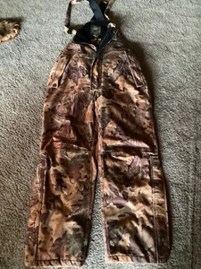 CAMO Hunting Bibs/Overalls Men’s Large Whitewater GORE-TEX - Picture 1 of 6