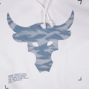 Under Armour Project Rock Mens Large Iron Paradise Hooded ShortSleeve Sweatshirt - Picture 1 of 11