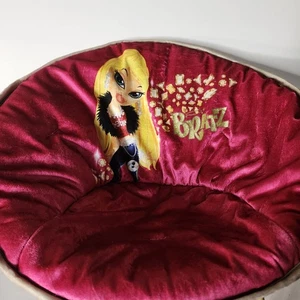 RARO NIÑAS BRATZ Platillo Plegable Rosa Púrpura Silla Infantil - Imagen 1 de 7