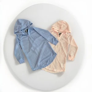 Ideology Mesh Swim Cover-Up - Lot of 2 Long Sleeve Hood Lightweight Girls 5 & 6  - Picture 1 of 11
