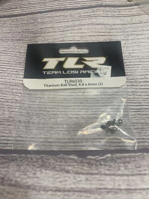 Team Losi Racing 22 2.0 TLR6030 Titanium Ball Stud, 4.8 x 6mm 22 22T BOX C2 - Image 1 of 2