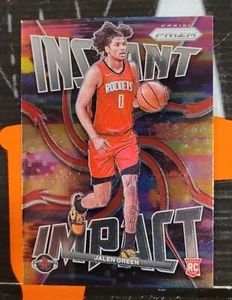2021-22 PANINI PRIZM BASKETBALL * JALEN GREEN * INSTANT IMPACT RC #25 - ROCKETS - Picture 1 of 1