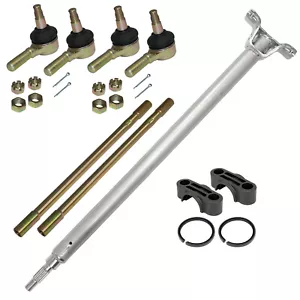 Steering Stem Shaft W/ Tie Rod End Kit for Yamaha Raptor 700 700R YFM700R 06-23 - Picture 1 of 1