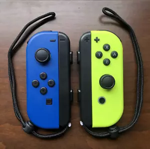For Nintendo Switch Joy Con L & R Bluetooth Wireless Gamepad Controller w Straps - Picture 1 of 6