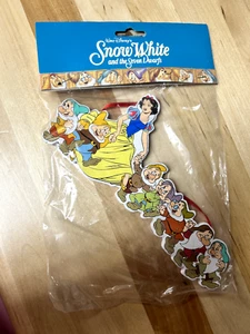 Vintage Kurt Adler Schneewittchen und die sieben Zwerge Holz Weihnachtsschmuck NEU - Bild 1 von 5