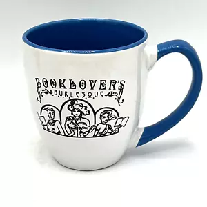 Tazza caffè burlesque Book Lovers bianca con interno blu - Foto 1 di 7