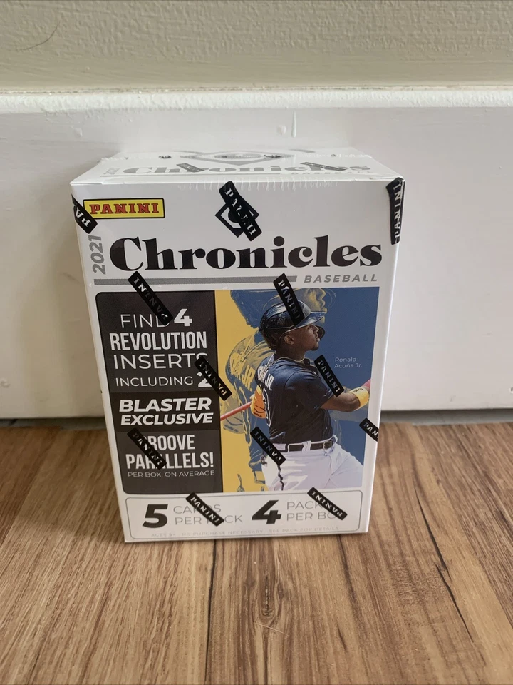Panini 2021 Chronicles Baseball 4-Pack Blaster Box