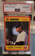 FRANK THOMAS 1991 JIMMY DEAN SIGNATURE EDITION BSA 10 GEM MINT GRADED ROOKIE 