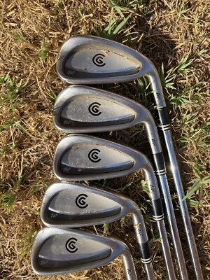 Cleveland ta6 irons 3-6 & 8, NO 7 or 9 , steel regular flex shafts - Image 1 of 4