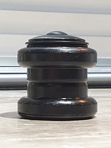 HEADSET Threadless Ahead 1-1/8" Mountain Bike Road Hybrid 34mm Cups BLACK TGR - Picture 1 of 10