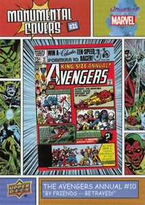 2024 Upper Deck Women Marvel MONUMENTAL COVERS BI-21 / THE AVENGERS ANNUAL #10 - Picture 1 of 2