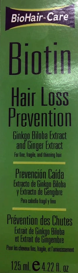 BIO HAIR-CARE,  Biotin Hair Loss Prevention 125 ml  - Image 1 of 3