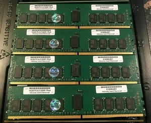 64Gb(4x16GB) DDR4 PC4-21300R RDIMM 1rx4 HP 815098-B21 Equivalent Server Memory - Picture 1 of 1