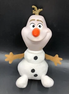 Disney Frozen Olaf 11” Juguete de peluche suave parlante con cabeza de plástico brillante iluminada - Imagen 1 de 3