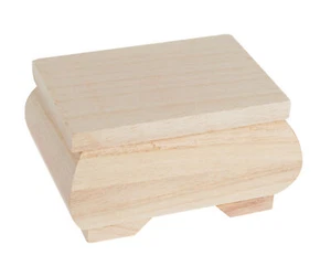 Cajas de madera VBS, abultadas, 11x8x6cm - Imagen 1 de 5