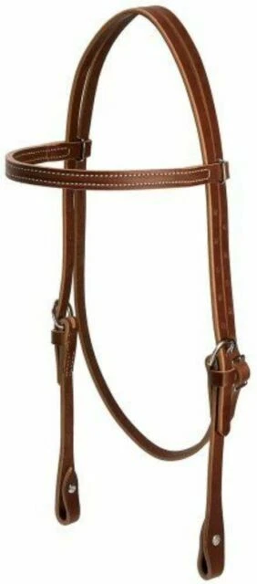 Weaver Leather Horizons Browband Headstall Sunset Brown 10-0133