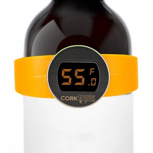 Cork Genius Digital Weinflasche Thermometer, Armband Thermometer - Bild 1 von 7