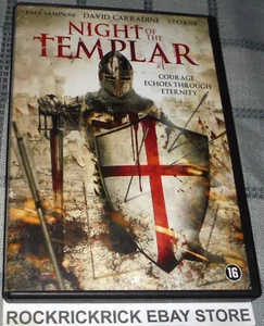 NIGHT OF THE TEMPLAR DVD PAUL SAMPSON, DAVID CARRADINE, UDO KIER ALL REGION - Picture 1 of 2