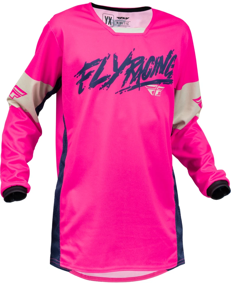 Fly Racing Kinetic Khaus Kids / Youth Riding Jersey Shirt Motocross Mx Bmx Atv - Image 1 of 1