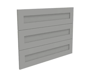 House Beautiful Realm Wide Chest of Drawers Fronts - Grey Shaker - Picture 1 of 1