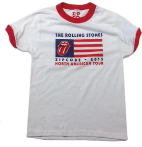 ROLLING STONES - ZC 2015 USA White Kinder Kid Shirt - Size 128 - 7-9 Jahre Years - Bild 1 von 1