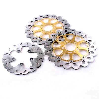 Motorcycle Brake Disc Rotors Set for Suzuki Hayabusa GSX 1300R 1999-2007 Motor - Image 1 of 4